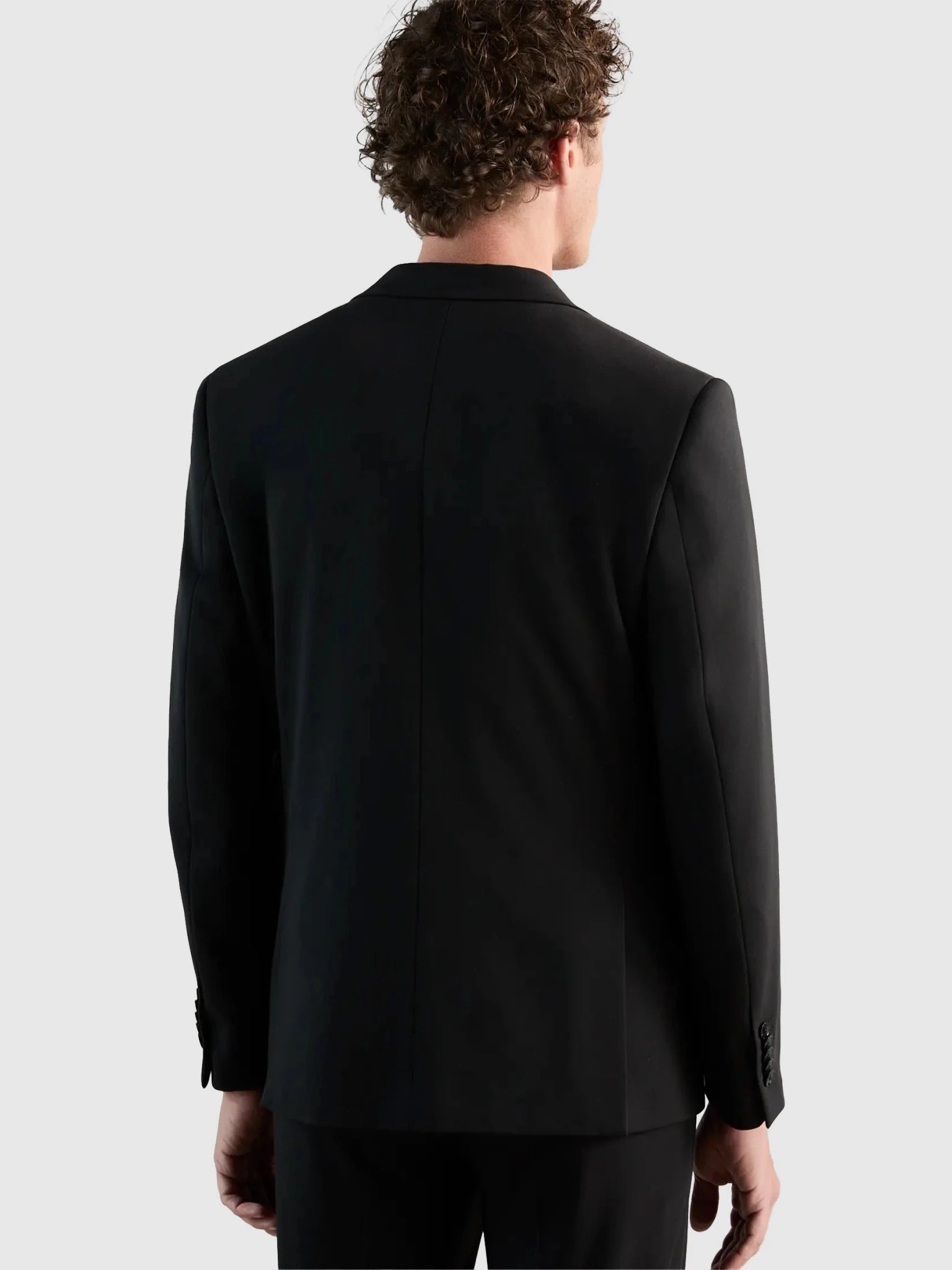 Costume 2 boutons laine noir - IZAC