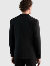 Costume 2 boutons laine noir - IZAC
