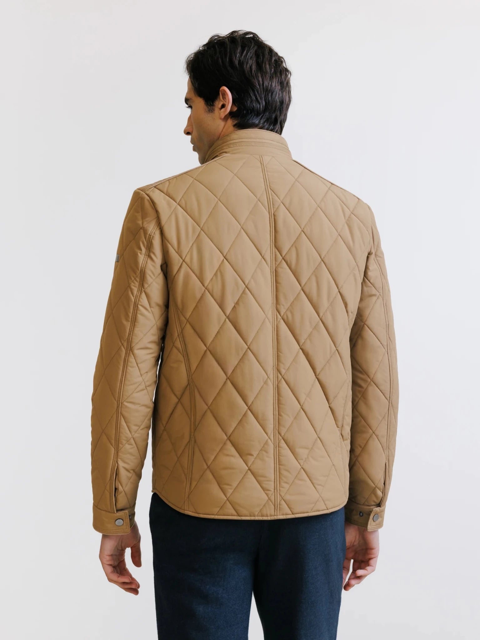 Blouson col montant camel - IZAC