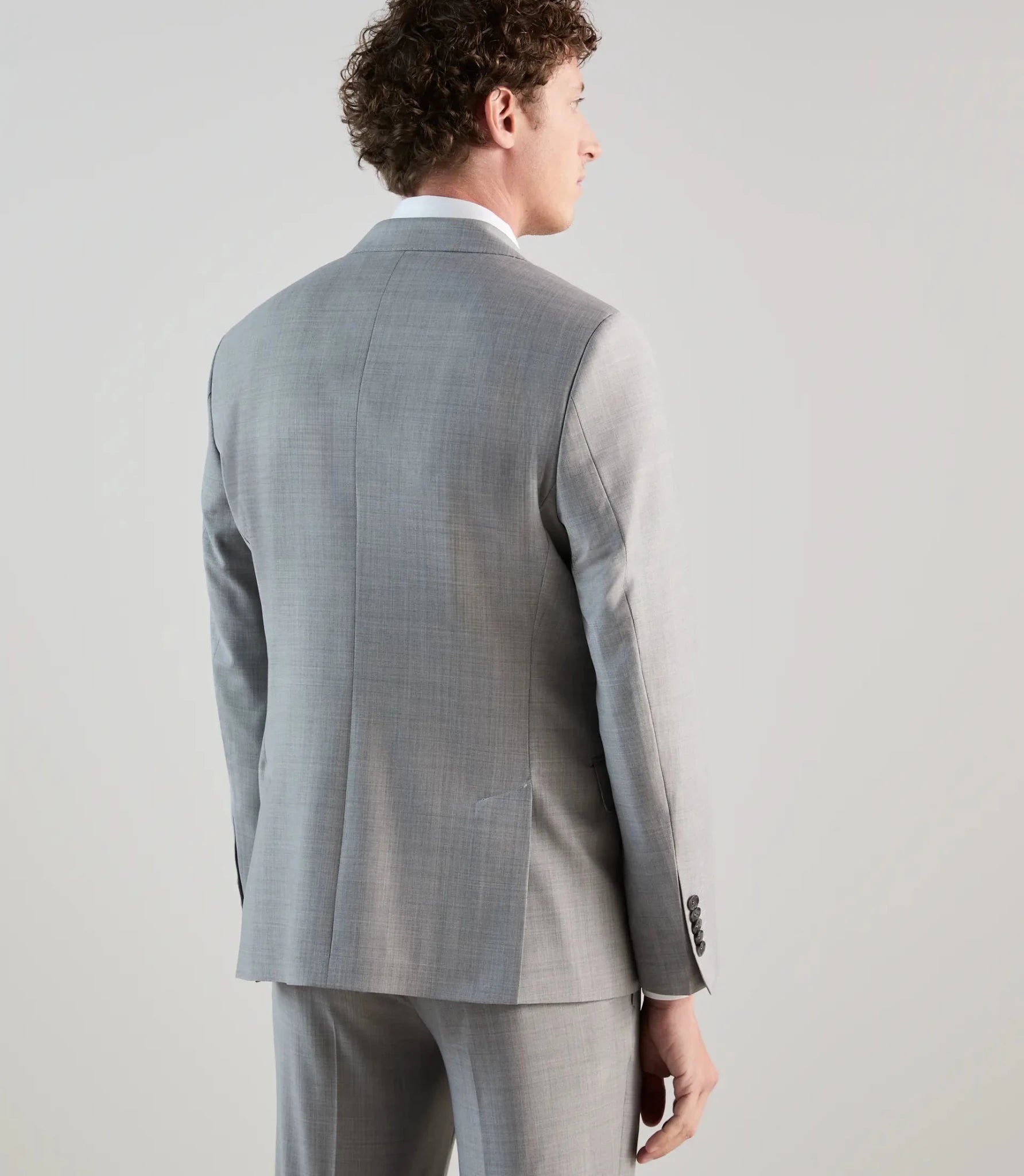 Costume croisé gris - IZAC