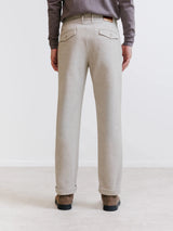 Pantalon flanelle écru - IZAC