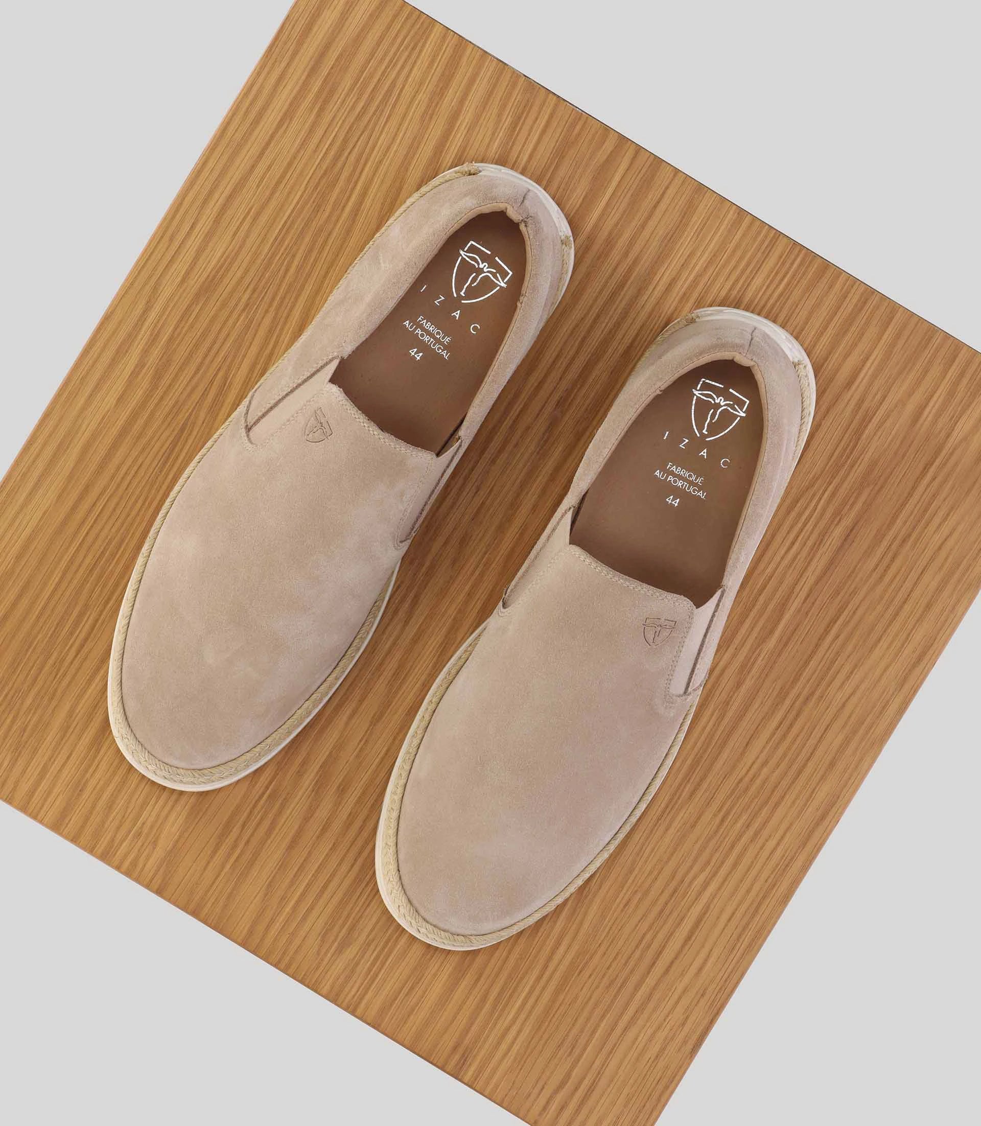 Chaussures en suède beige - IZAC