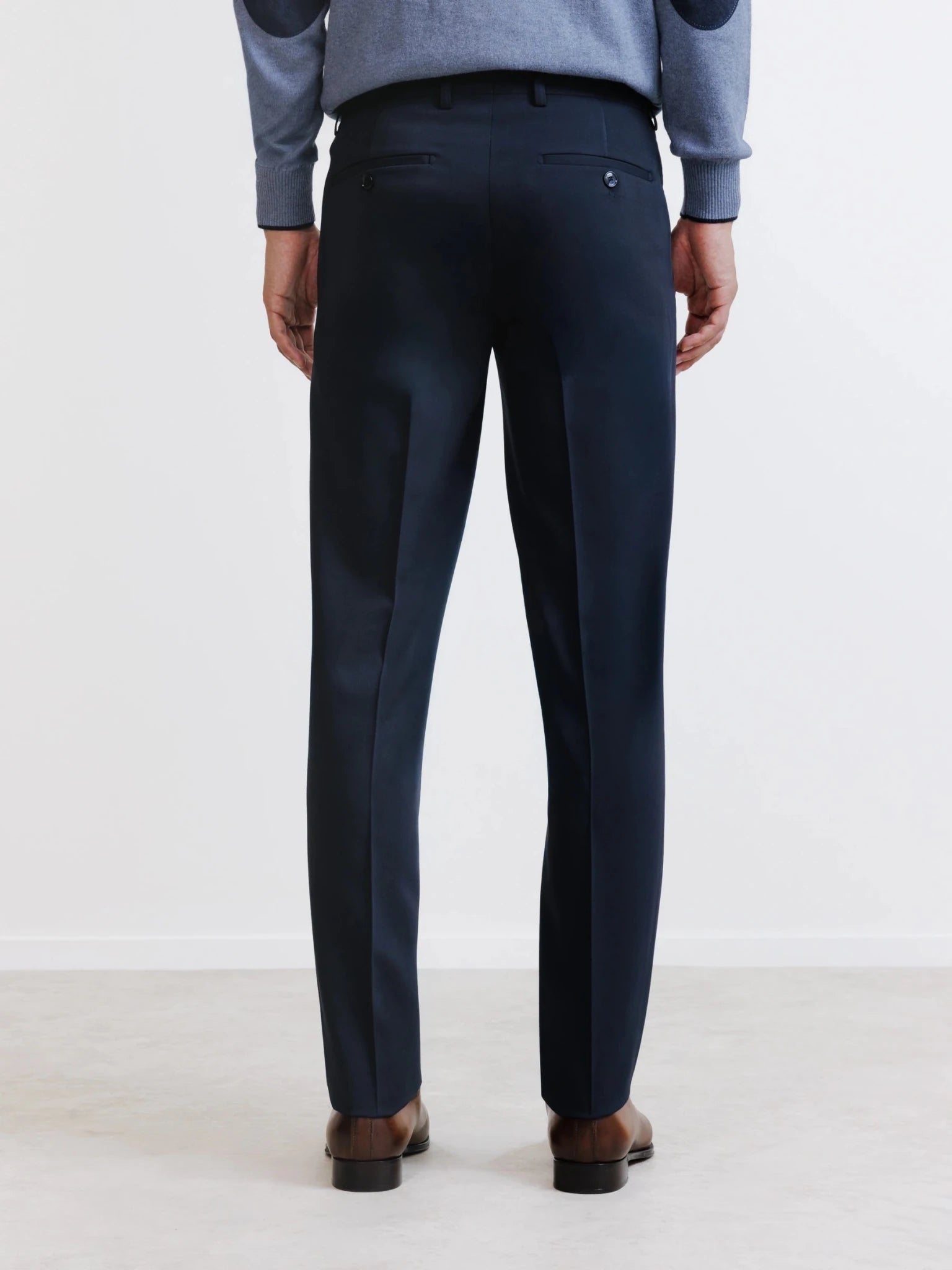 Pantalon ville lavable marine - IZAC