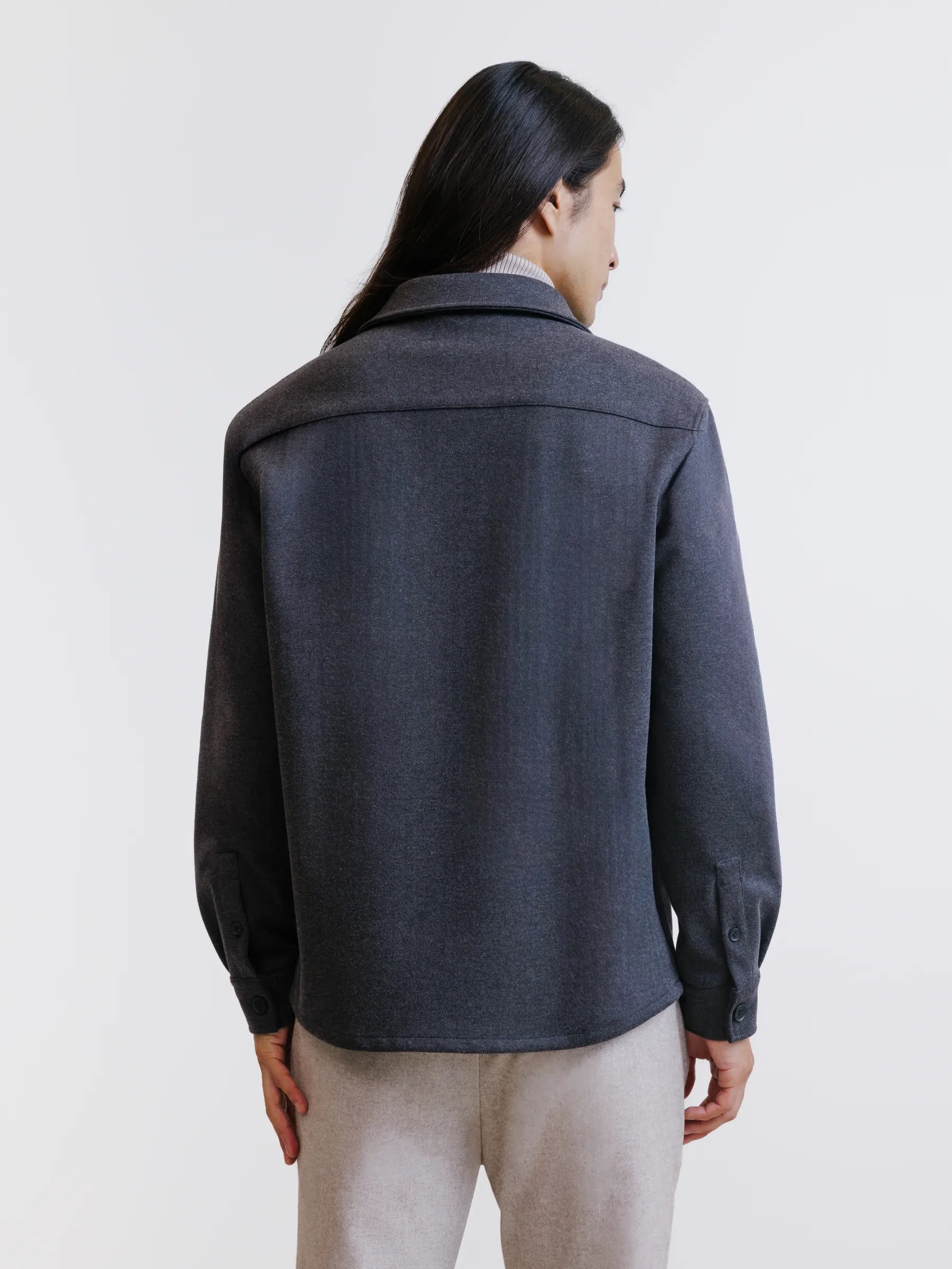 Dark gray overshirt