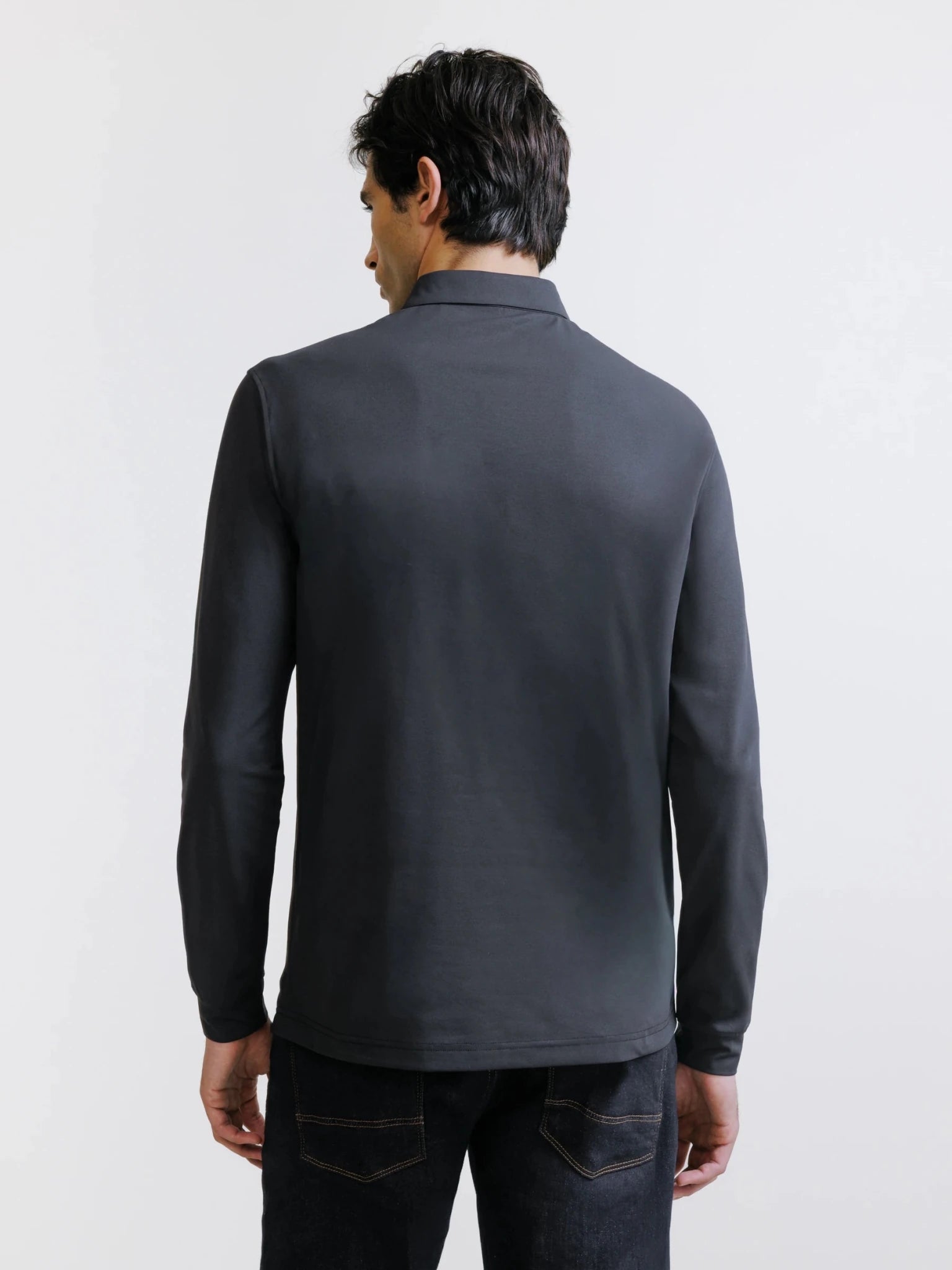Polo non iron noir - IZAC