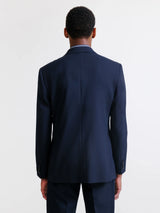 Costume croisé bleu marine