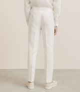 Pantalon en coton et lin écru - IZAC