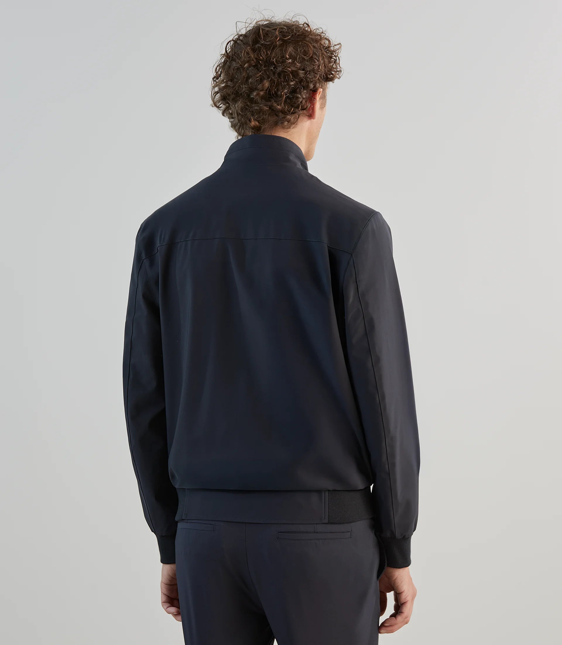 Blouson col montant marine - IZAC