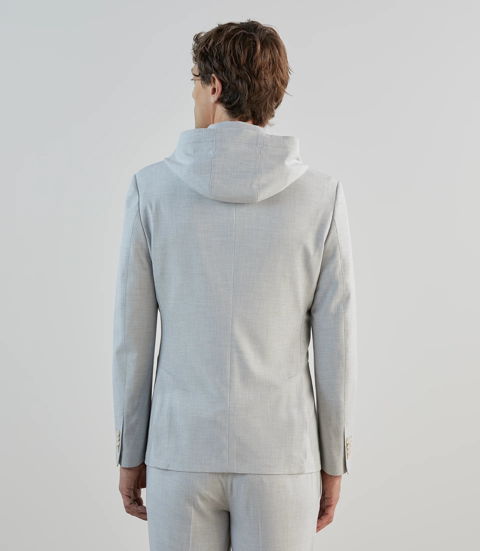 Veste ville avec parementure gris clair - IZAC