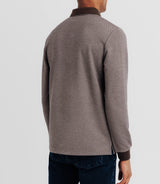 Polo en maille marron - IZAC