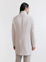 Manteau col montant beige - IZAC