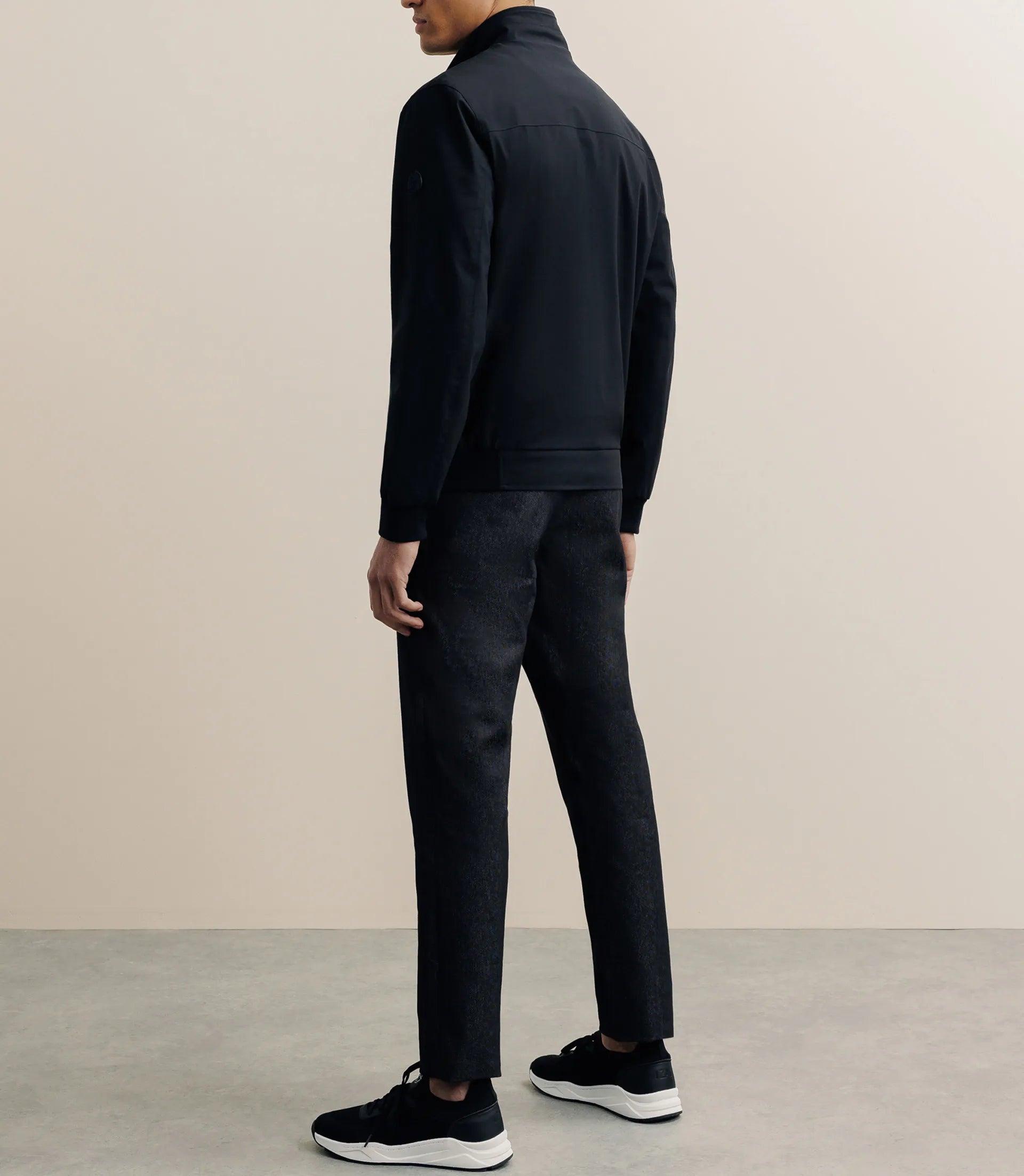 Blouson col montant noir - IZAC