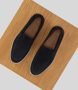 Mocassin casual en suède marine - IZAC