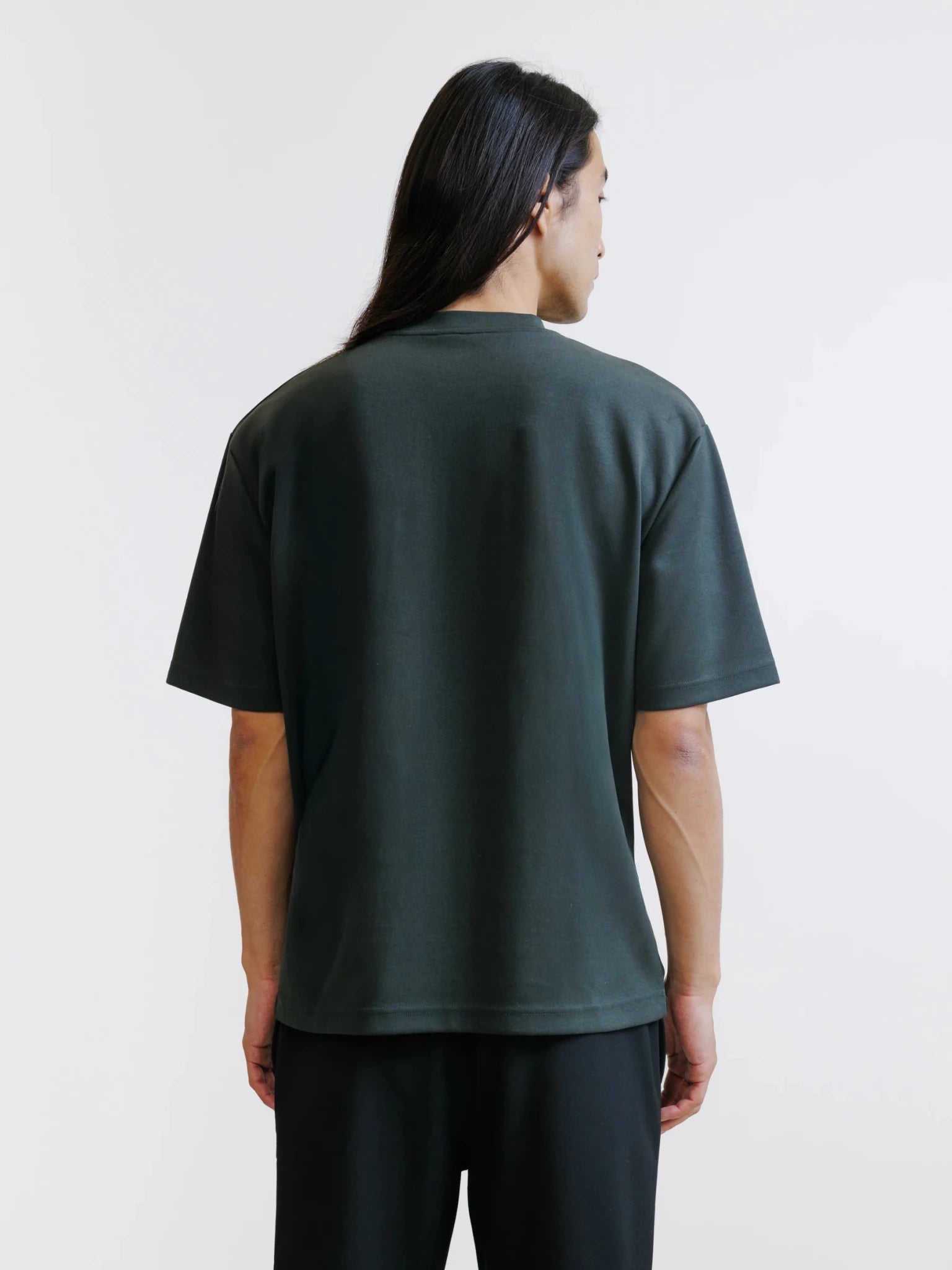 T-shirt oversize kaki foncé - IZAC