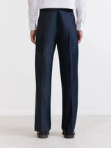 Pantalon taille haute marine - IZAC