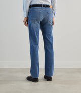 Jean 5 poches regular bleu moyen - IZAC