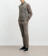 Doudoune sans manches taupe - IZAC