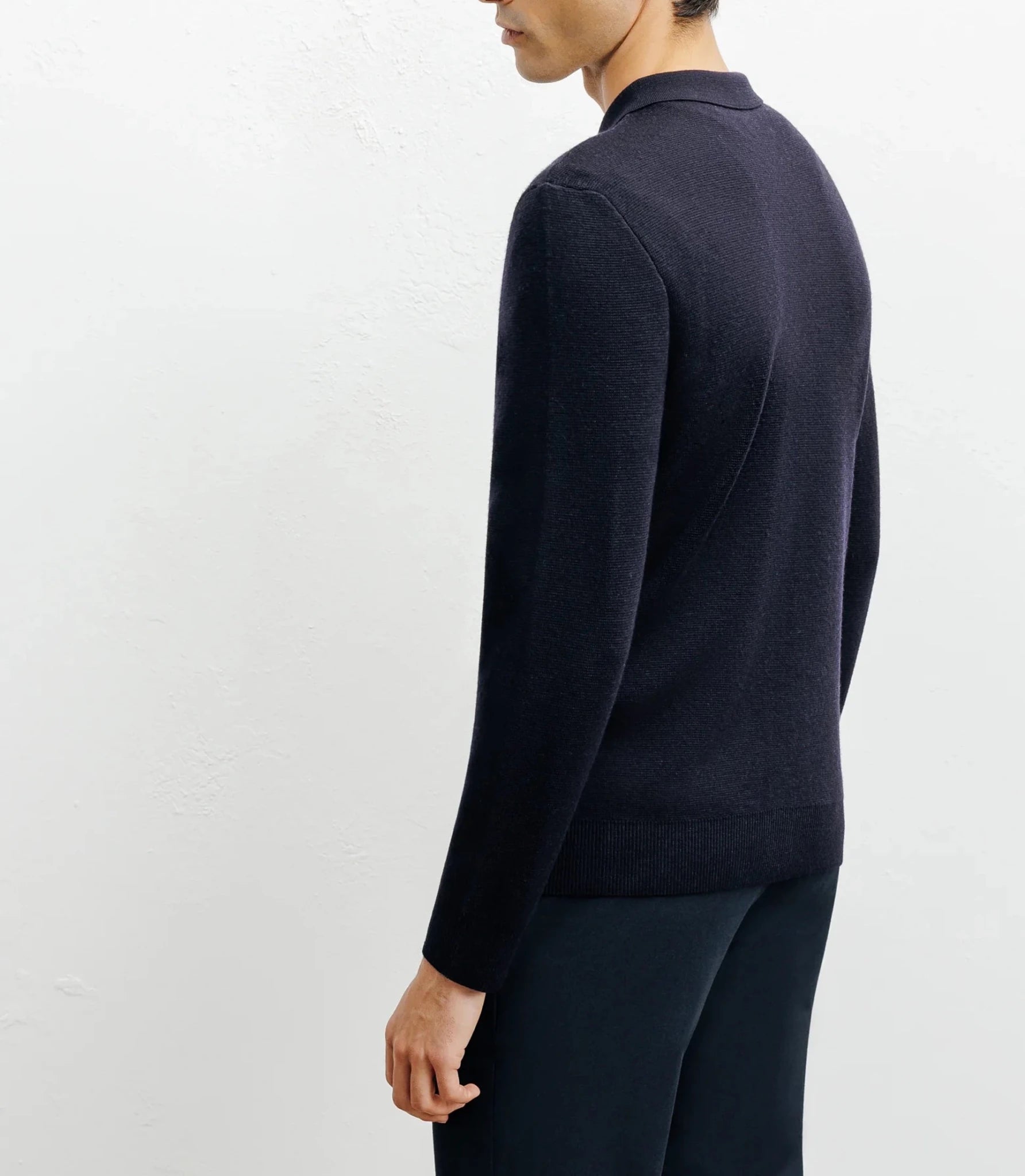 Cardigan surchemise en maille marine - IZAC