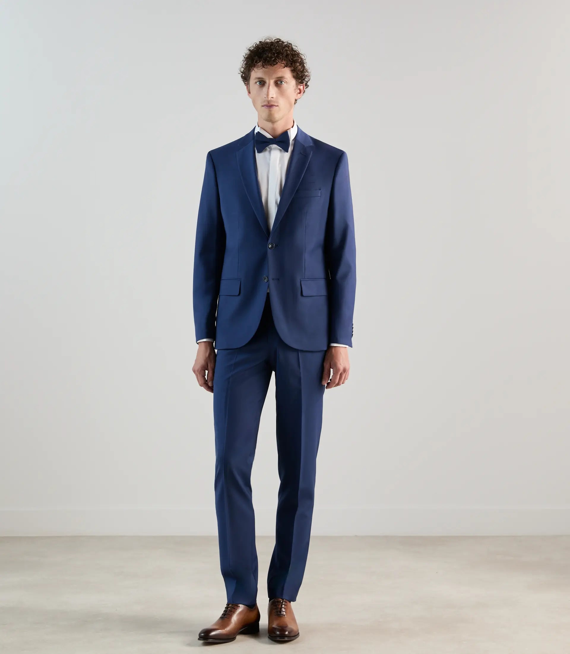 Gilet ville en laine majoritaire bleu - IZAC