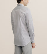 Chemise col italien regular écrue - IZAC