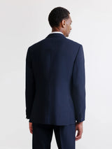 Costume 2 boutons 100% laine bleu marine