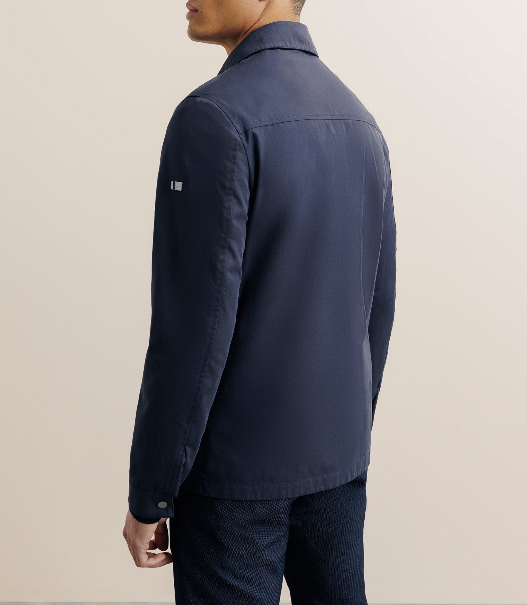 Veste casual 100% coton marine - IZAC