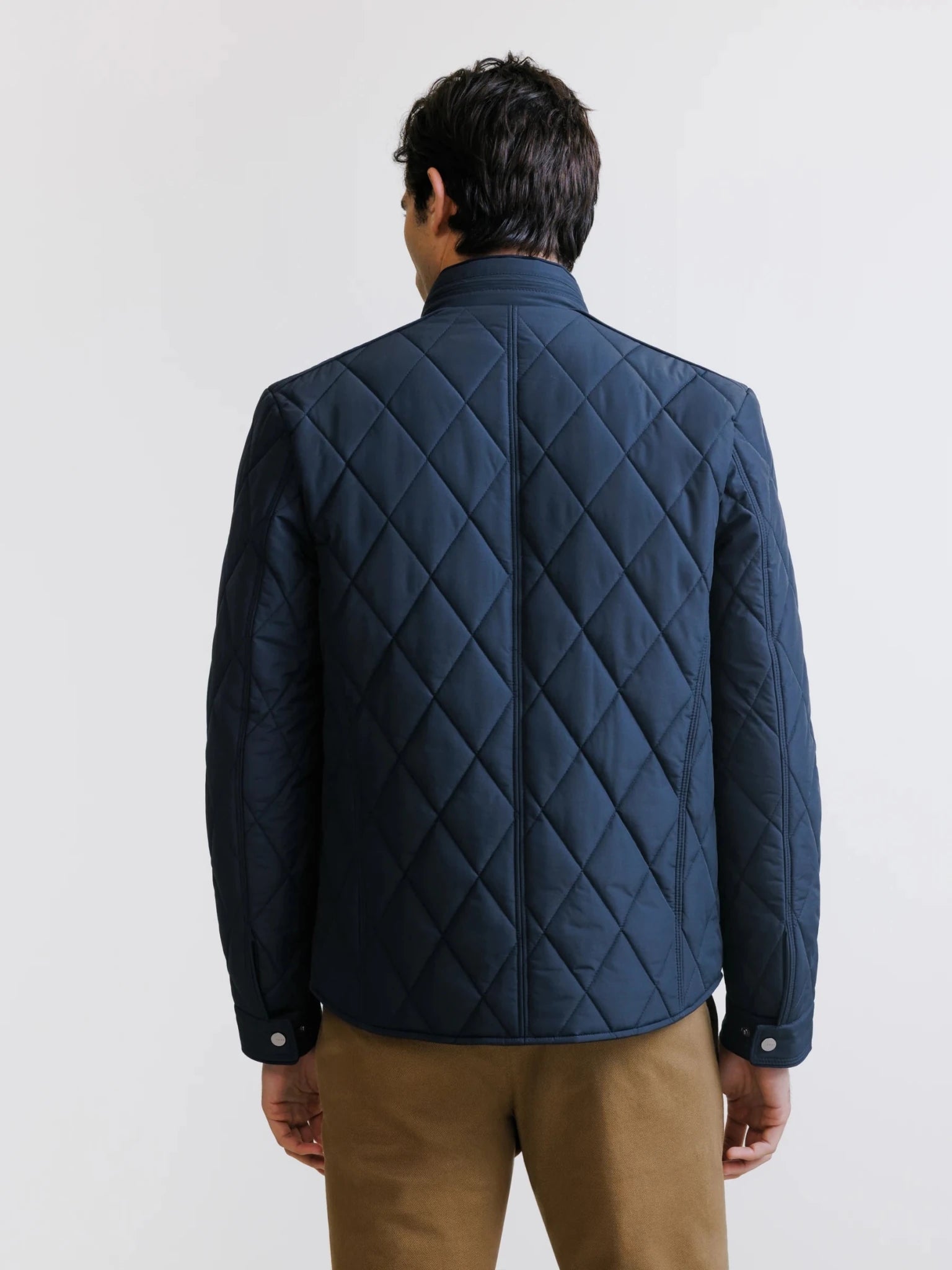 Blouson col montant marine - IZAC