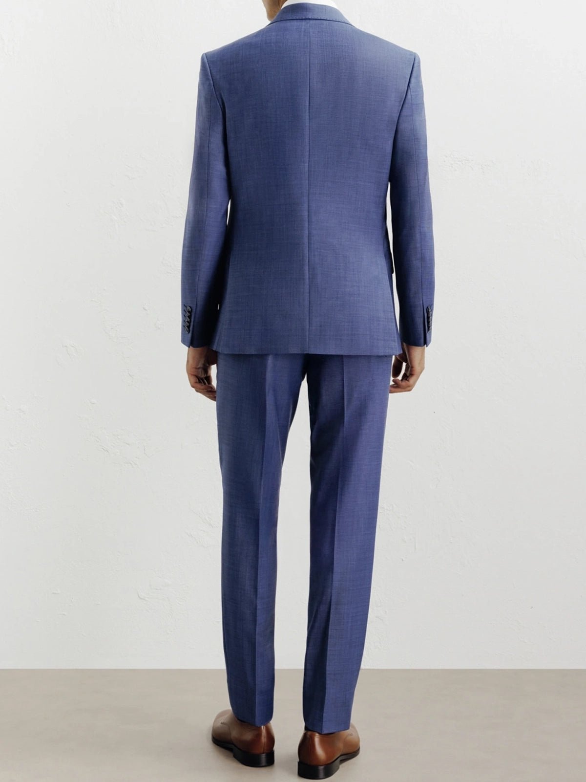 Costume en laine bleu - IZAC