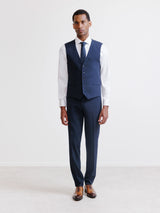 navy blue city vest