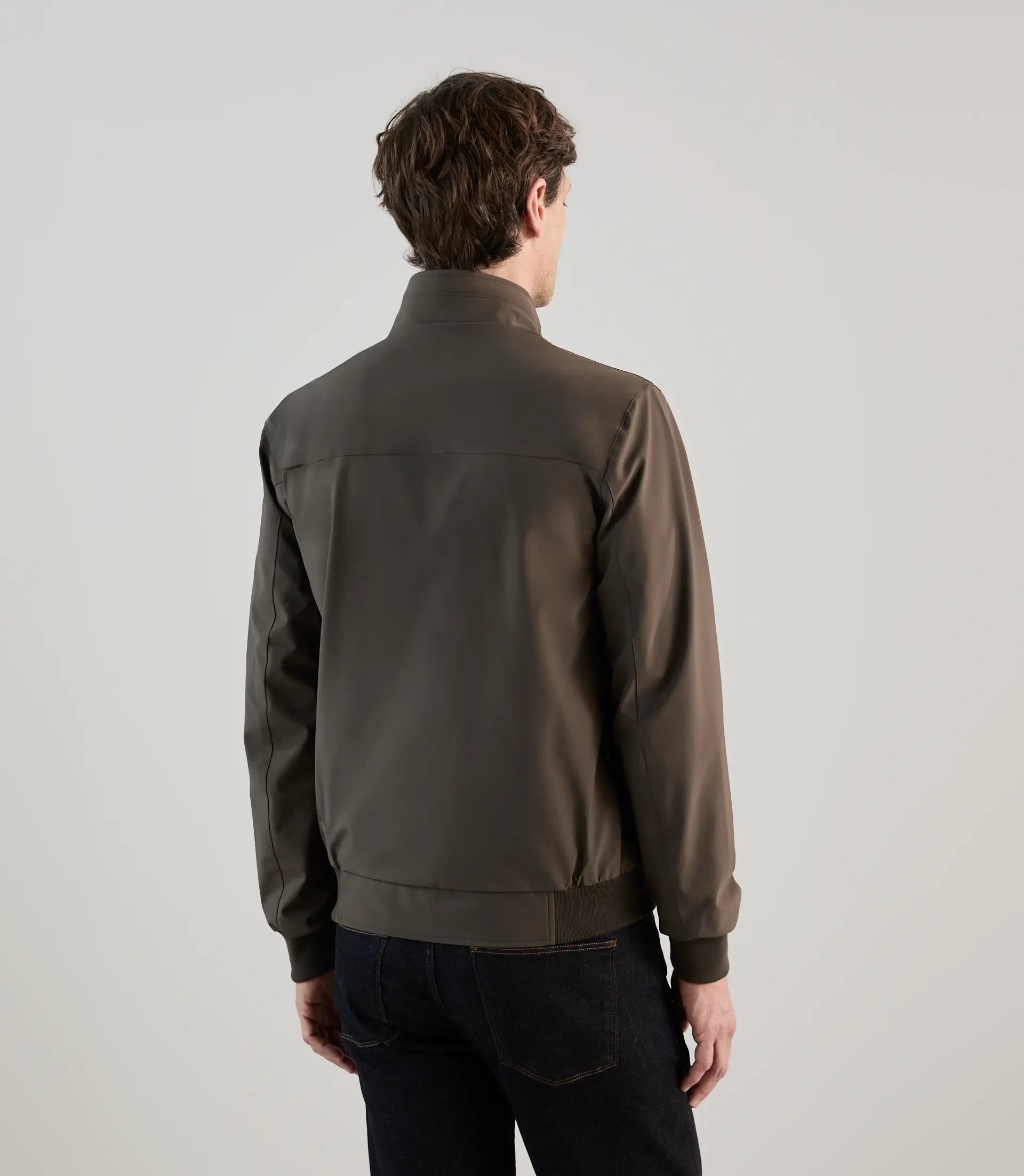 Blouson col montant kaki f - IZAC