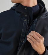 Blouson à capuche marine - IZAC