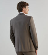Costume 2 boutons en laine majoritaire chataigne - IZAC