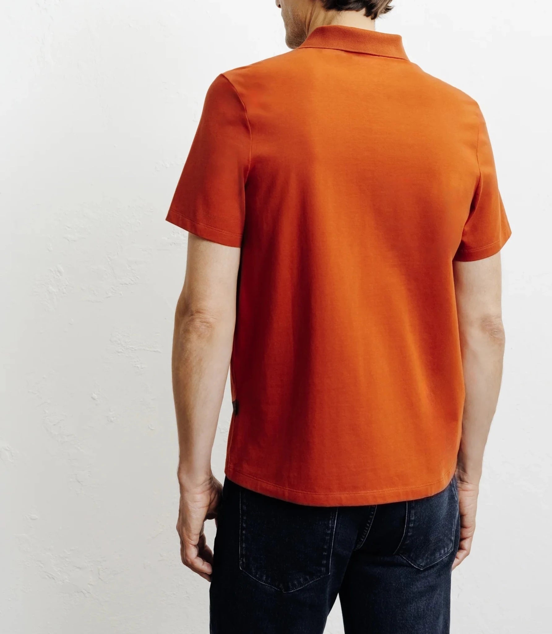 Polo boutonné rouge clair - IZAC