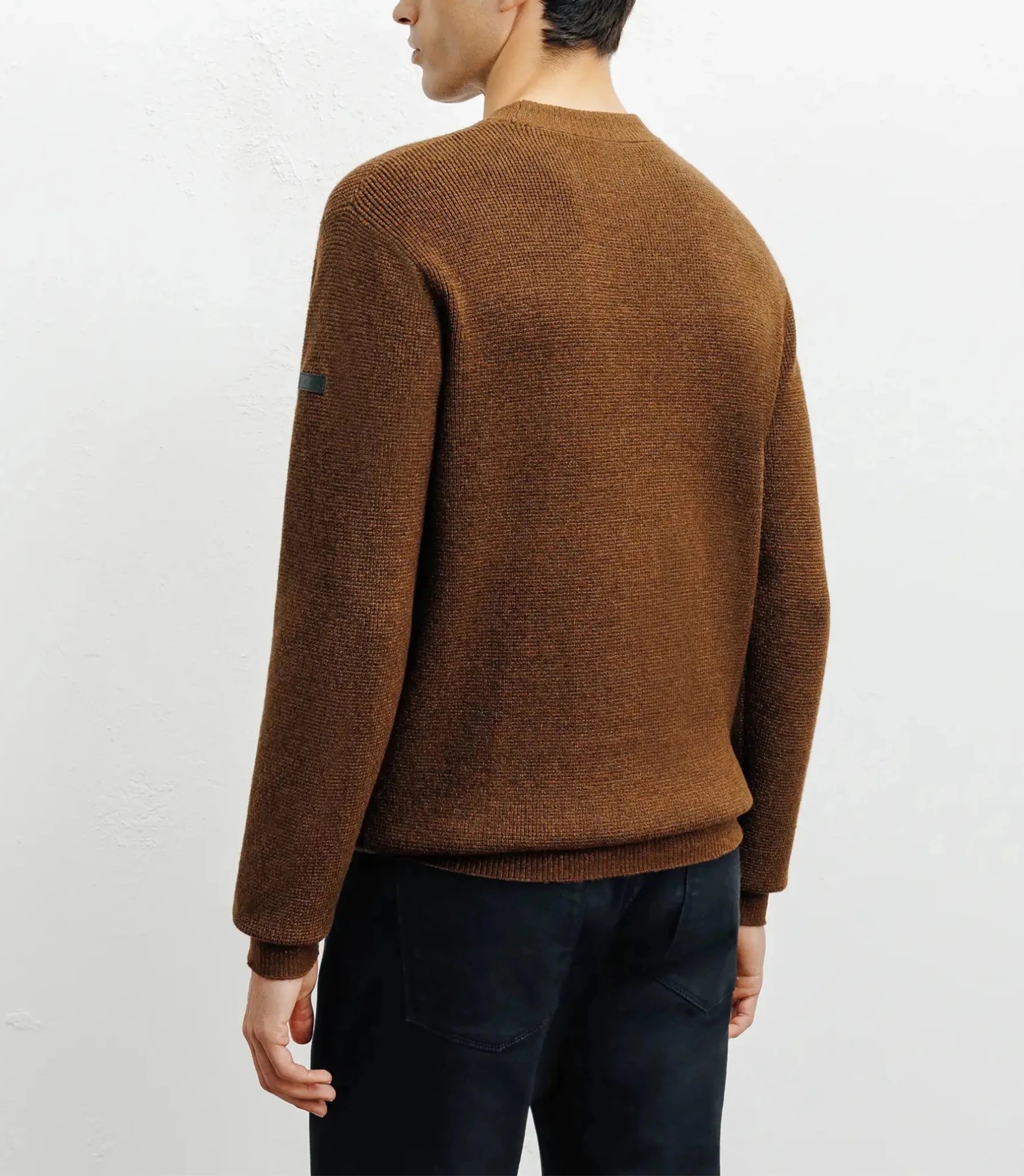 Pull col rond bronze - IZAC