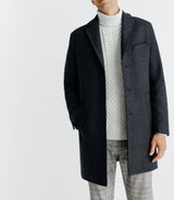 Manteau ville parementure gris - IZAC