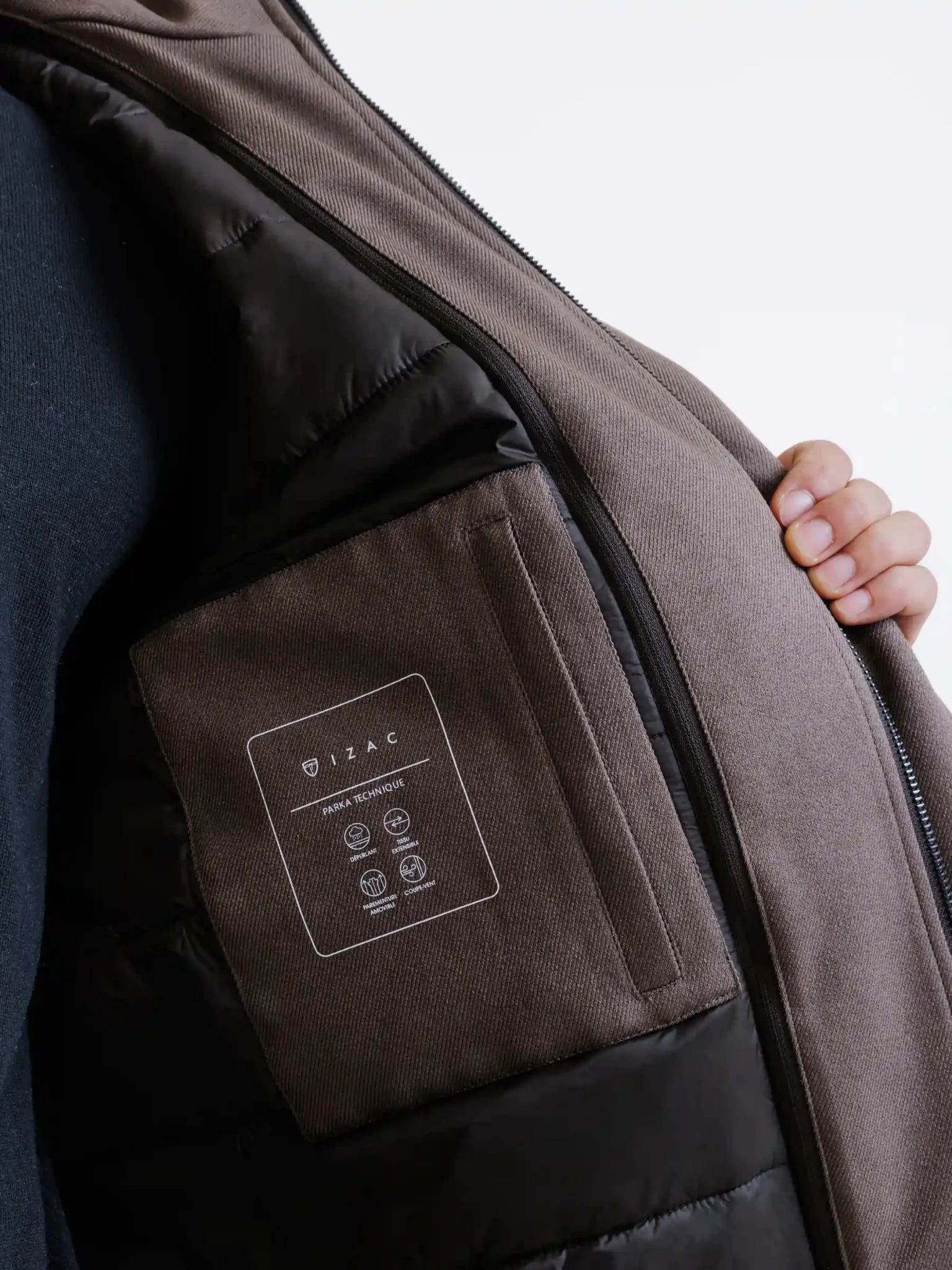 Parka city taupe - IZAC