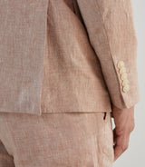 Veste ville 100% lin orange - IZAC