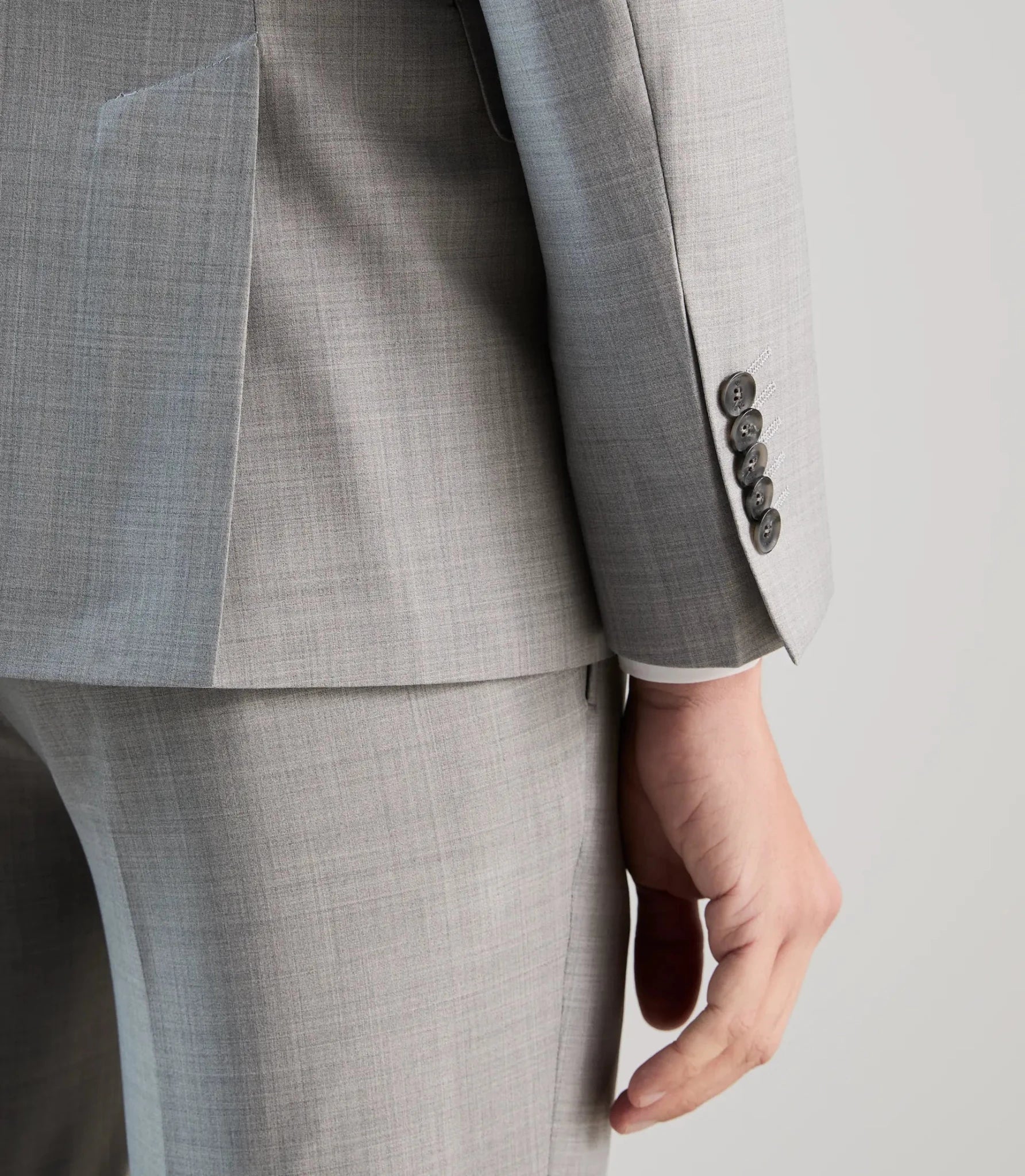 Costume croisé gris - IZAC