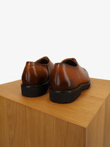 Richelieu en cuir marron - IZAC