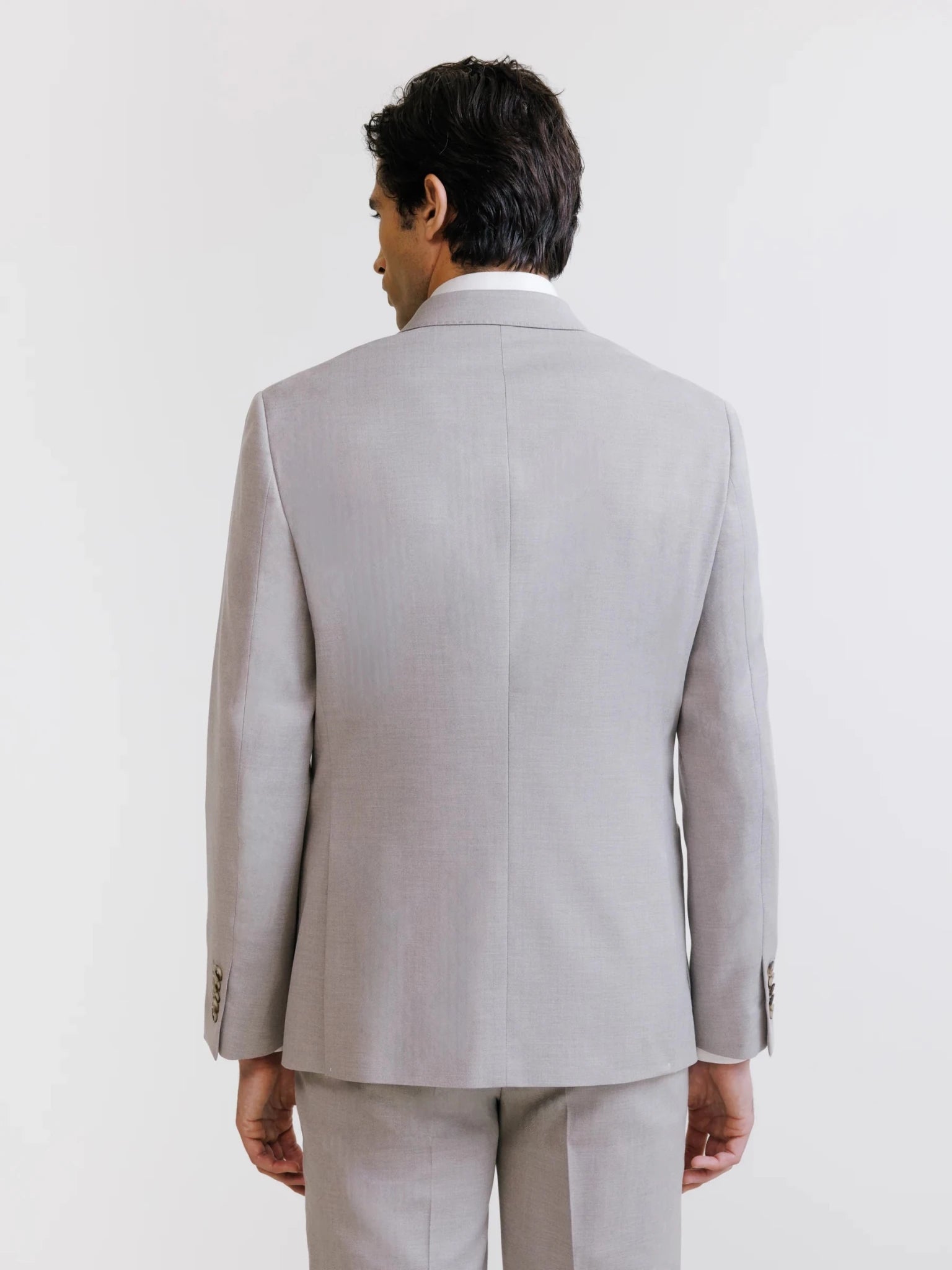 Costume croisé beige - IZAC