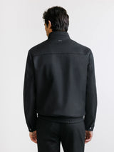 Blouson col montant noir