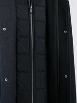 Manteau col montant noir - IZAC