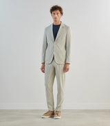 City trousers in mastic technical fabric