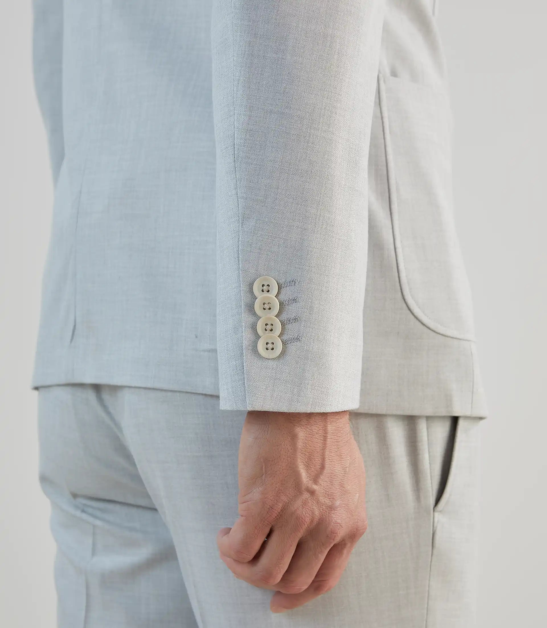 Veste ville avec parementure gris clair - IZAC