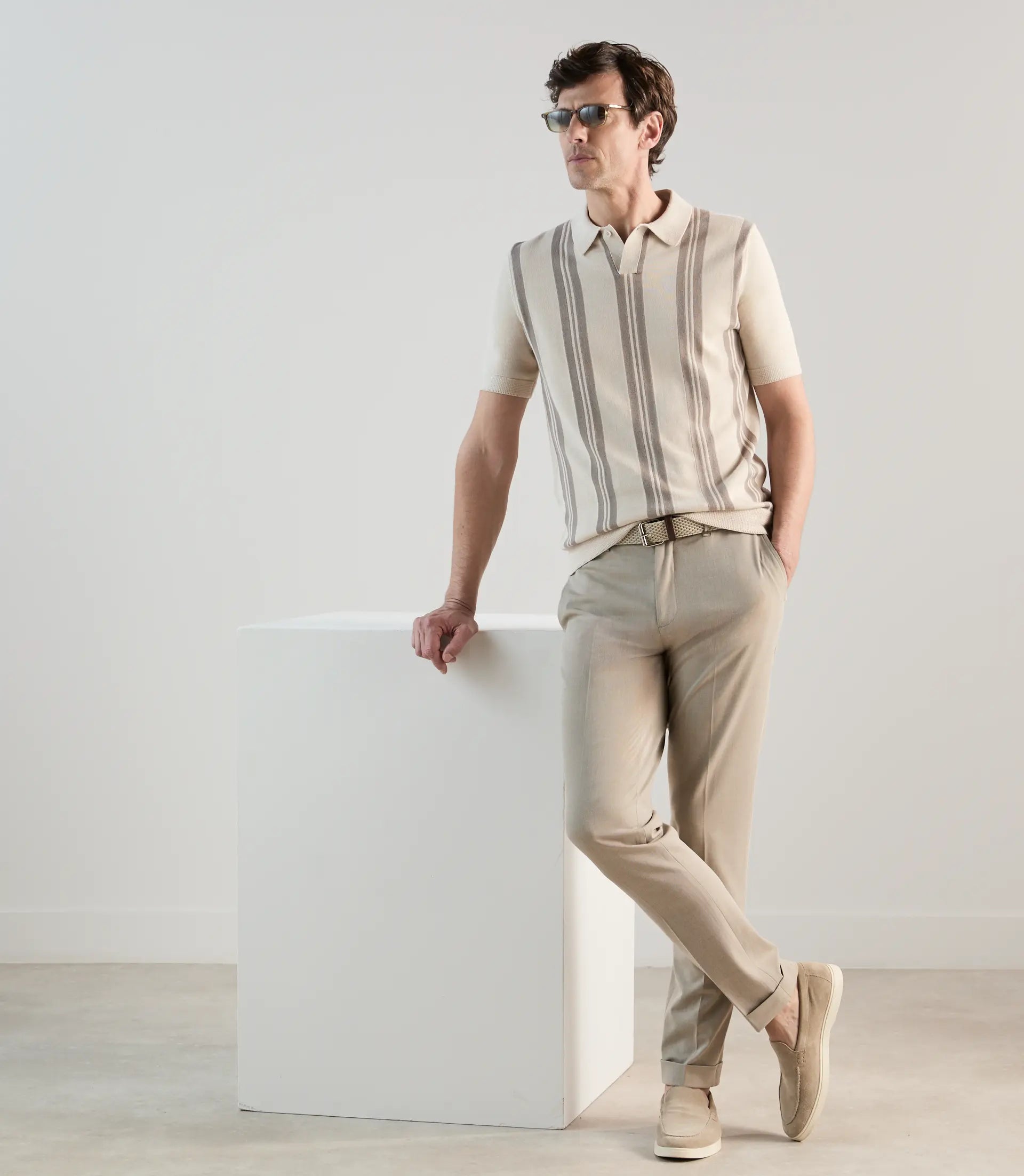 Pantalon casual beige - IZAC