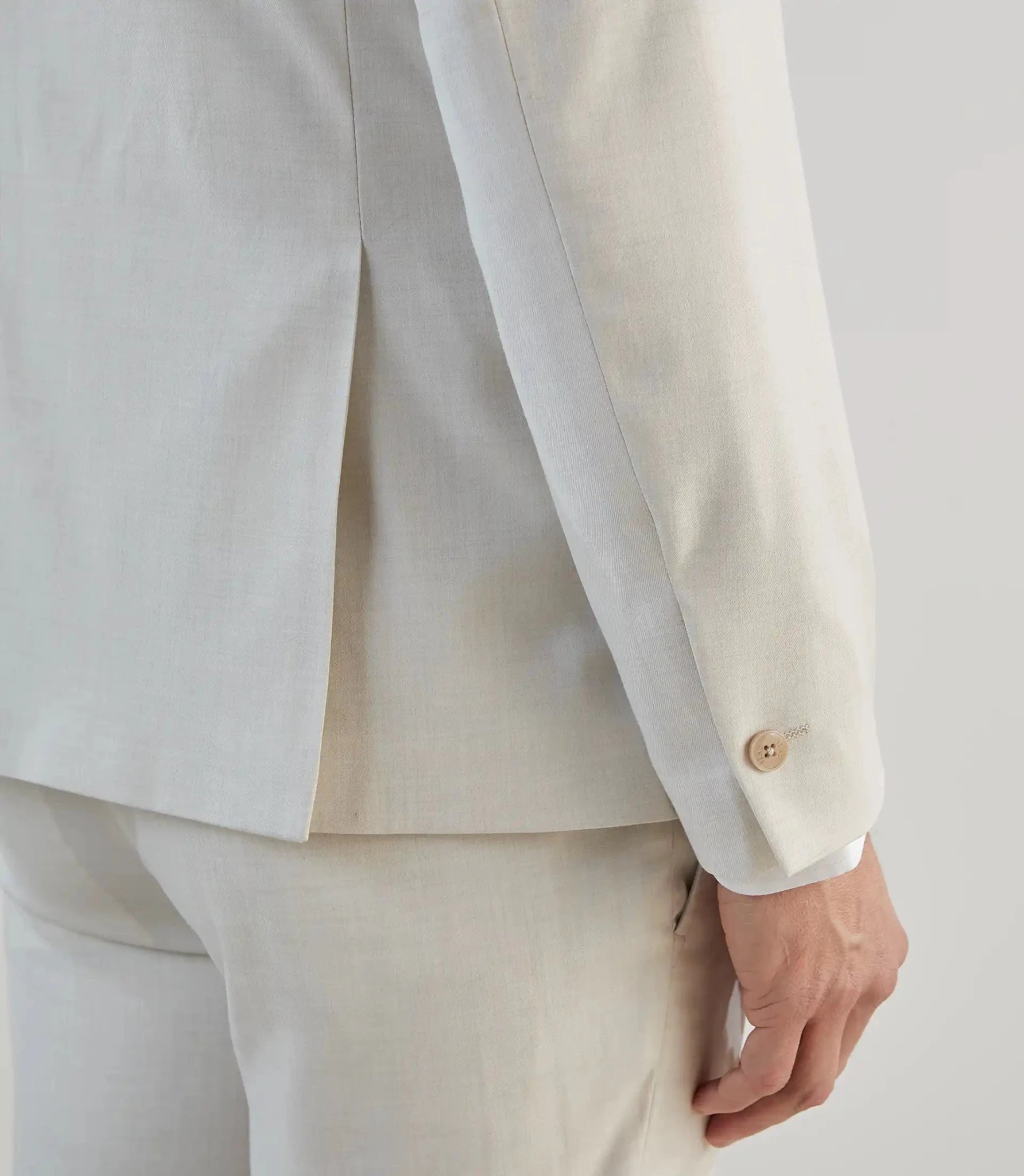 Costume croisé écru - IZAC