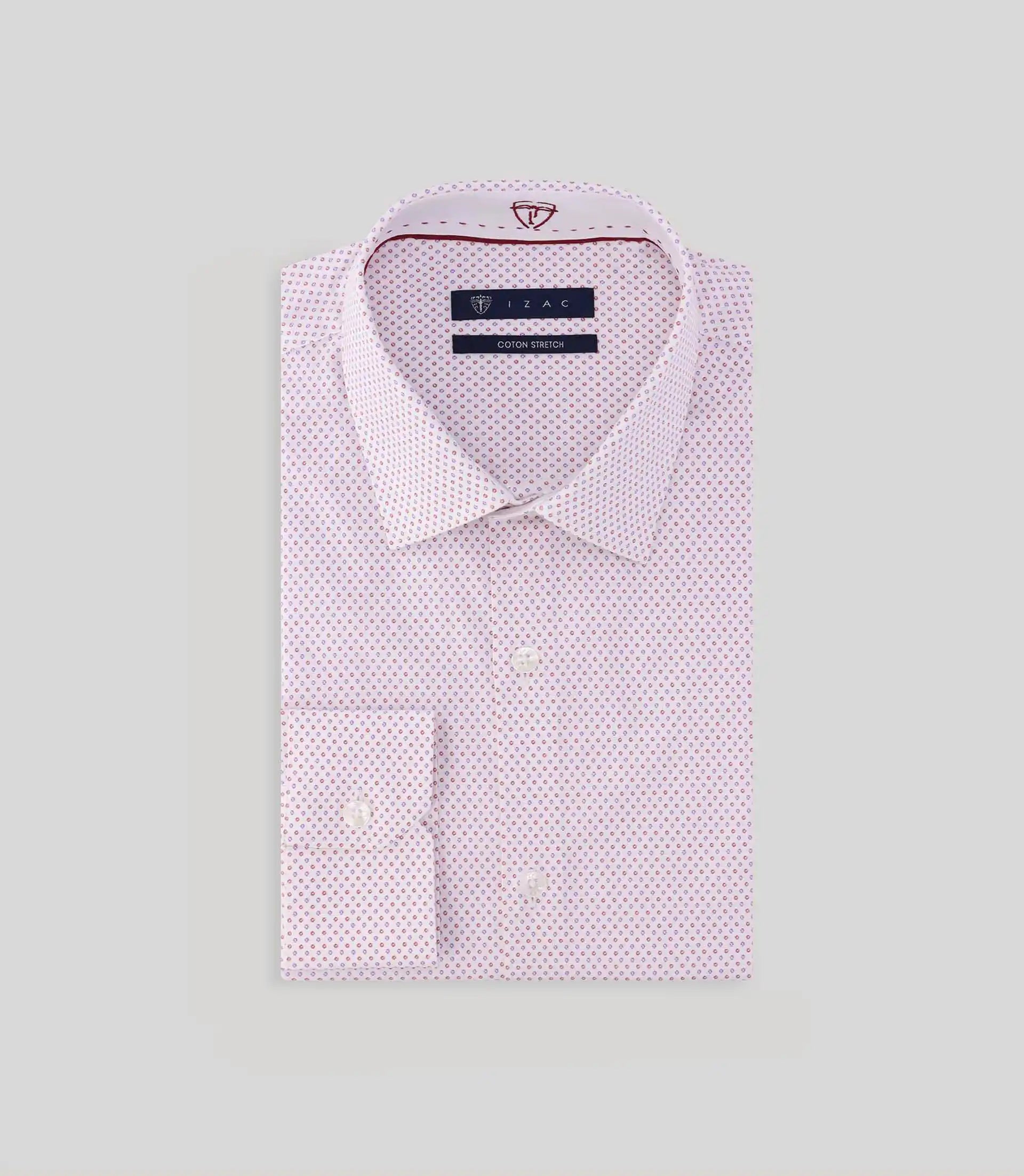 Chemise fantaisie blanche - IZAC