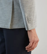 Veste casual en maille gris clair - IZAC