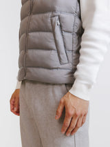 Doudoune sans manches taupe