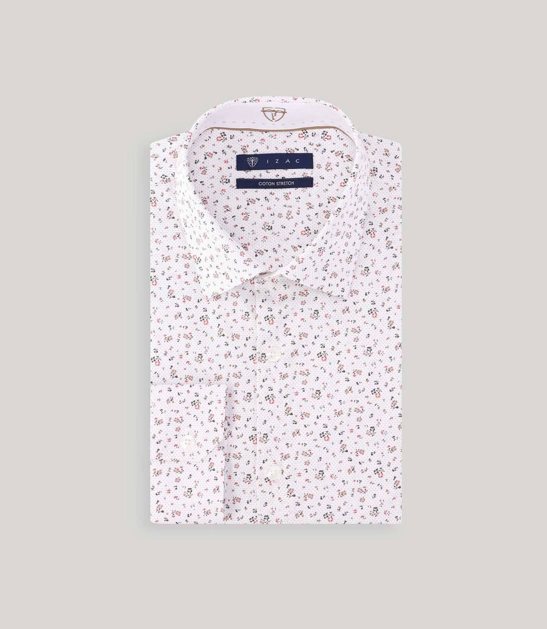 Chemise fantaisie beige - IZAC